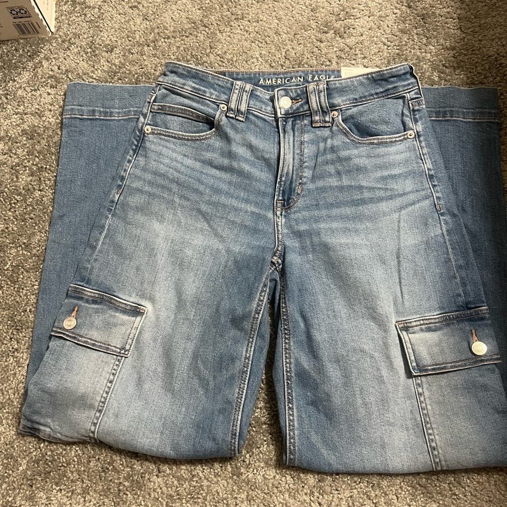 American Eagle Outfitters Blue Flare Jeans
